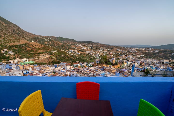 Penthouse Chaouen – Vue 360° sur la Médina